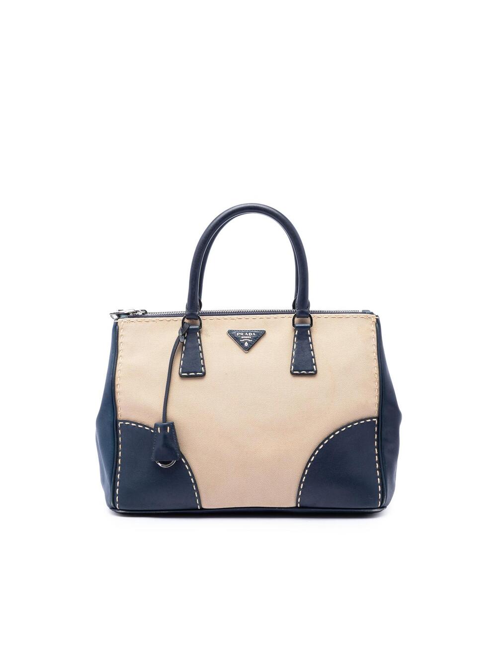 Prada Medium Canvas And City Calf #350303P69B